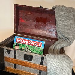 Baúl Vintage Decorativo de Madera y Metal 🔥 Estilo Antiguo Vintage Storage Trunk Wood & Metal – Antique Style 🔥