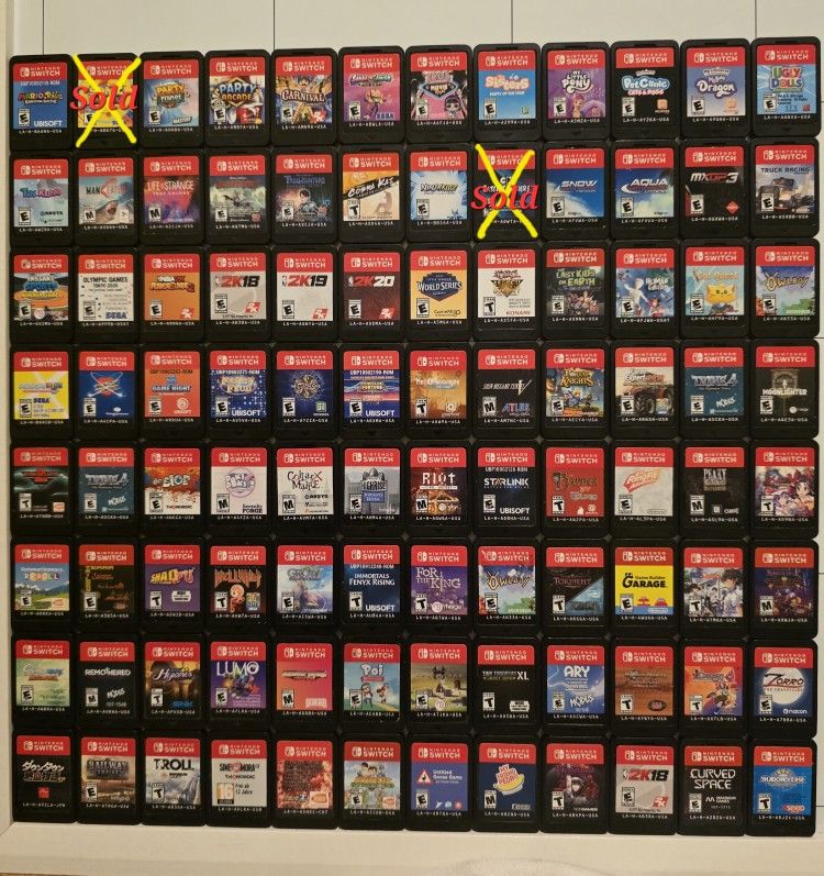 Nintendo Switch games(No Cases)