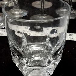 Bacardi Bat Logo Rocks Glass