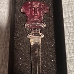 Vintage Versace Amethyst Bottle Stopper