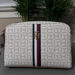 New Tommy Hilfiger Shoulder Bag, All-Over Pattern, Women's, Off-White $45 - Lewisville