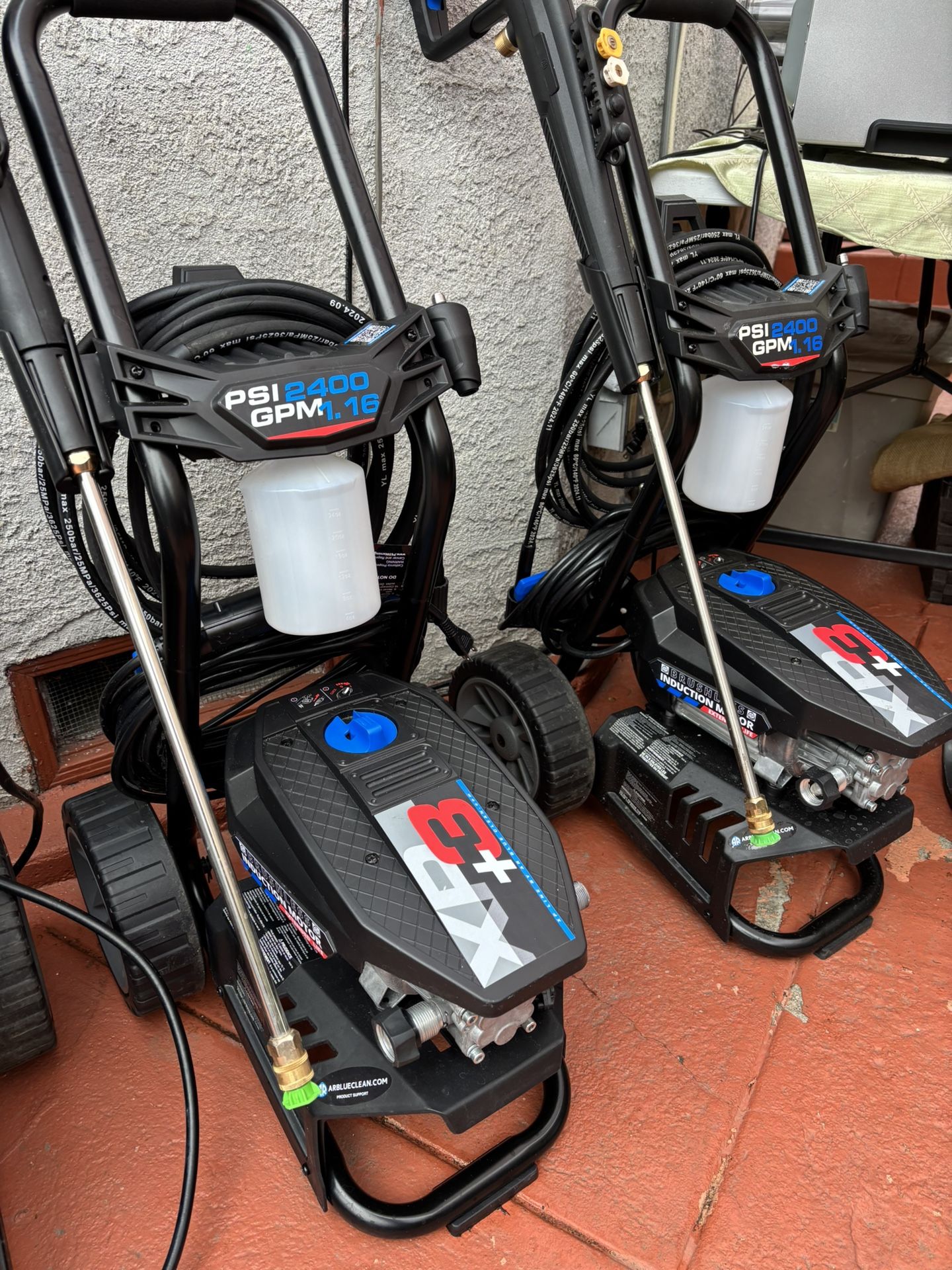 AR Blue Electric Pressure Washers - New