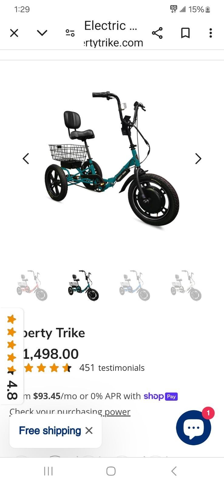 Electric Trike Mobility 