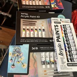 New Acrylic Paints $5 Each 