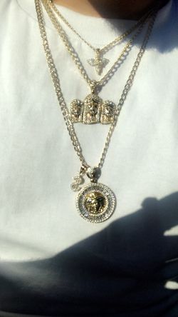 10k gold diamond chain necklaces and pendants