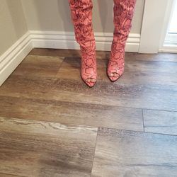 Cape Robin Pink _style -toxic Faux Stiletto Heel