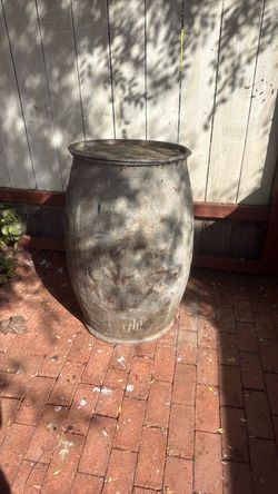 Reclaimed metal barrel