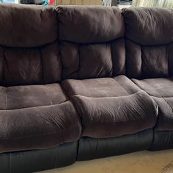 Sofa And Love Seat With Recliners