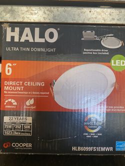 Halo Ultra Thin Downlight 6”