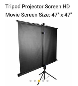 Tripod projector screen