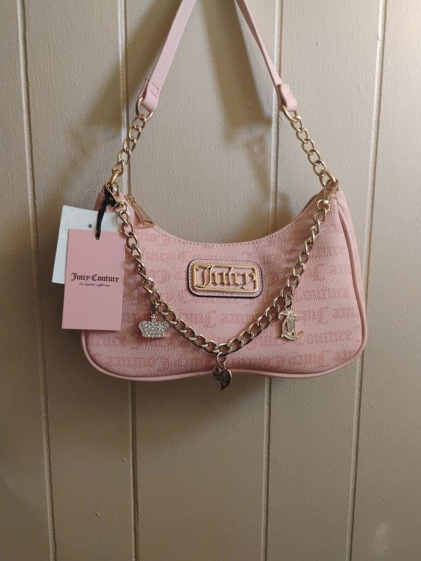 NEW JUICY SHOULDER BAG WITH TAGS, $25 CASH ONLY.