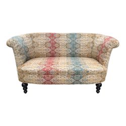 Queen Anne Royal Love Seat Sofa Couch