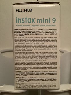  Fujifilm Instax Mini 9 Instant Camera - Ice Blue, 2.7x4.7x4.6  (Instax Mini 9 - Ice Blue) : Electronics