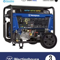 Westinghouse 12,500/9,500-Watt Tri-Fuel Gas, Propane, Natural Gas Powered Portable Generator with Remote Electric Start