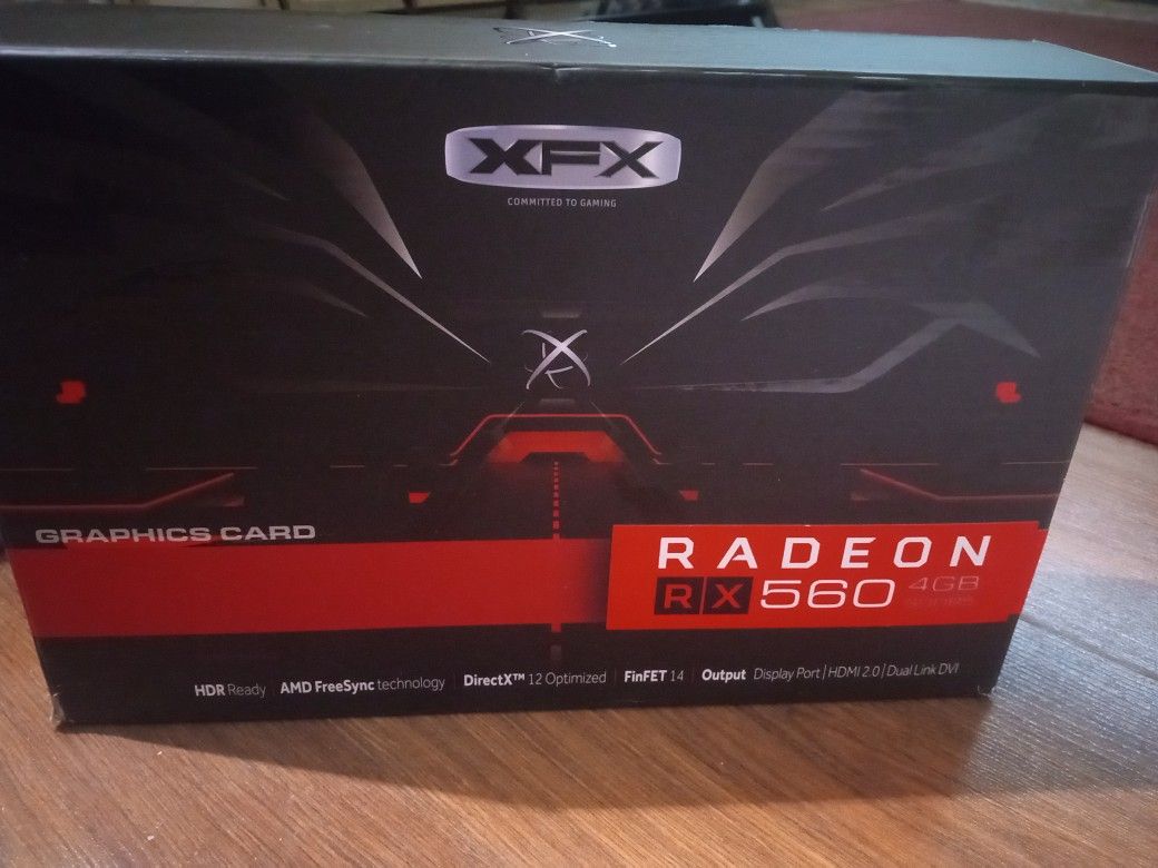 XFX Radeon RX 560 4GB Brand New