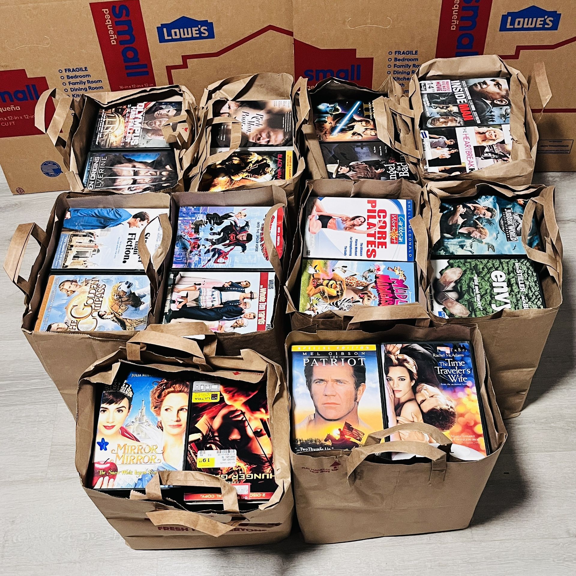 DVD Movie Mystery Bags - $10 Each