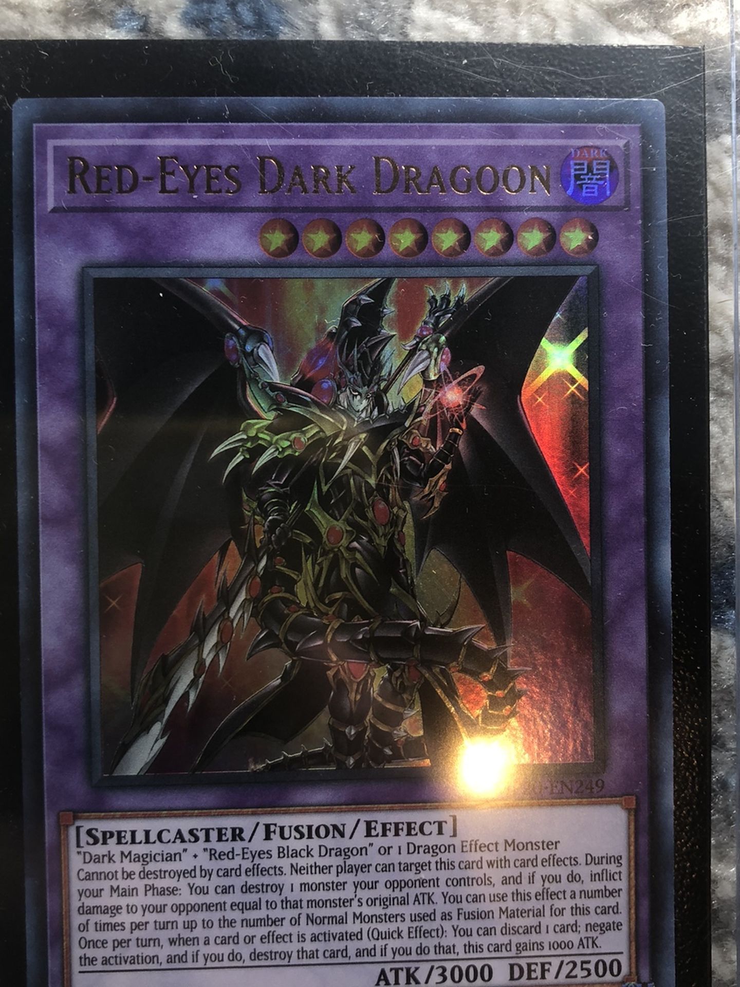 YUGIOH - RED - EYES DARKNESS DRAGOON