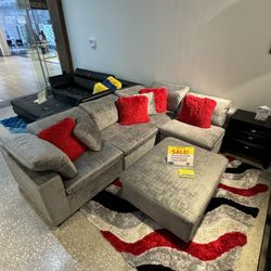 Beautiful Gray Lima Modular Sofa Set!$999!*SAME DAY DELIVERY*NO CREDIT NEEDED*EASY FINANCING*HUGE SALE*