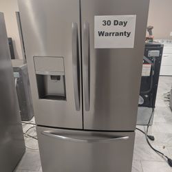 Frigidaire Stainless French Door Fridge Refrigerator - Counter Depth