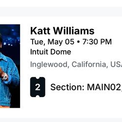 2 TICKETS KATT WILLIAMS LOS ANGELES