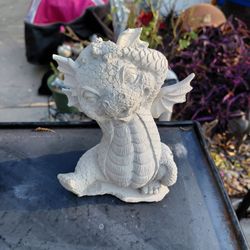 Whimsical Dragon Garden Statue
