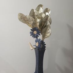 Matel Flowers Vase 