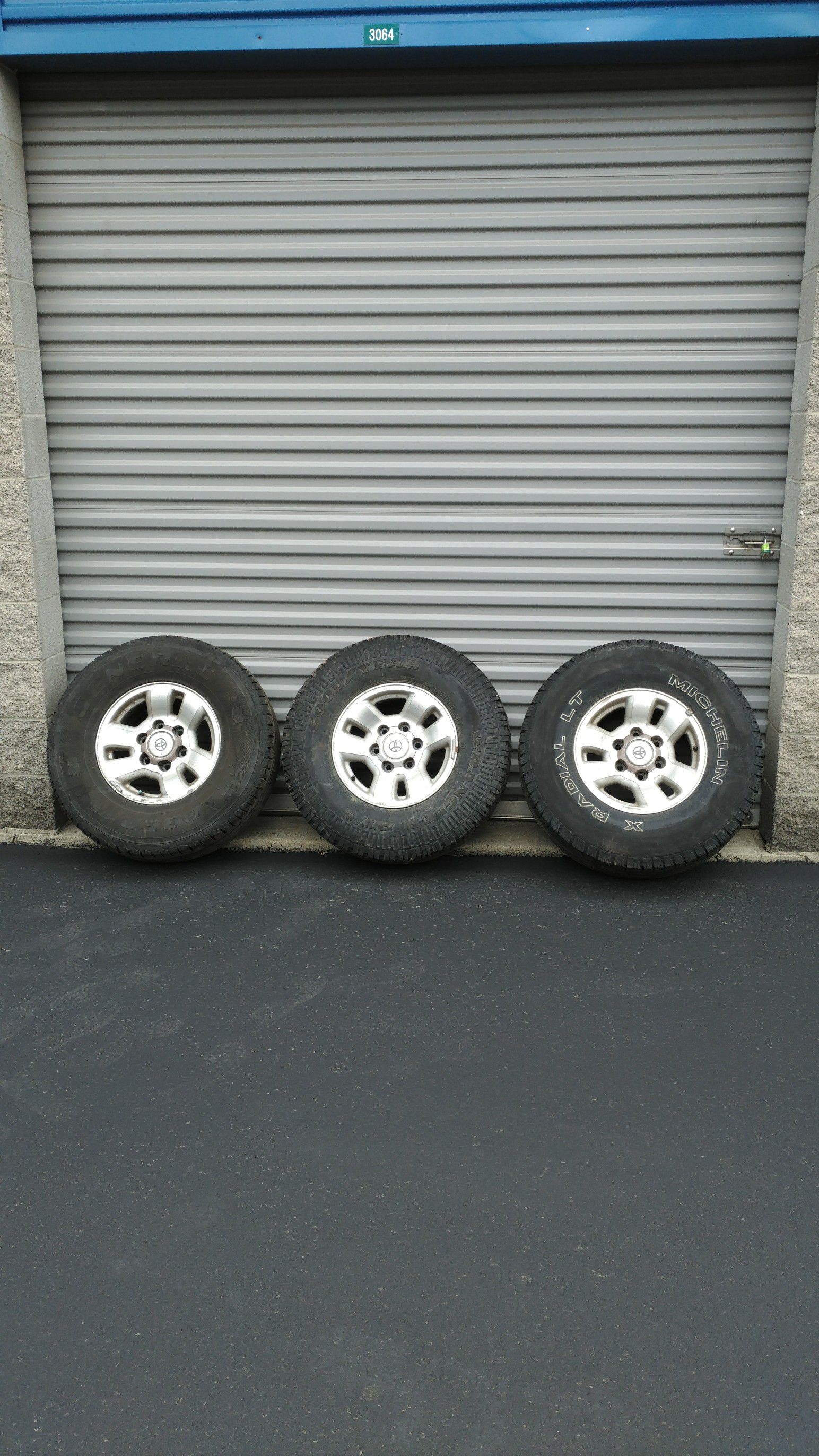 3 Toyota wheels