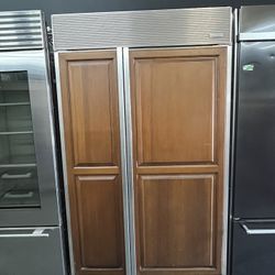 Sub Zero Panel Ready 48” Built In Side By Side Refrigerator Ice Maker