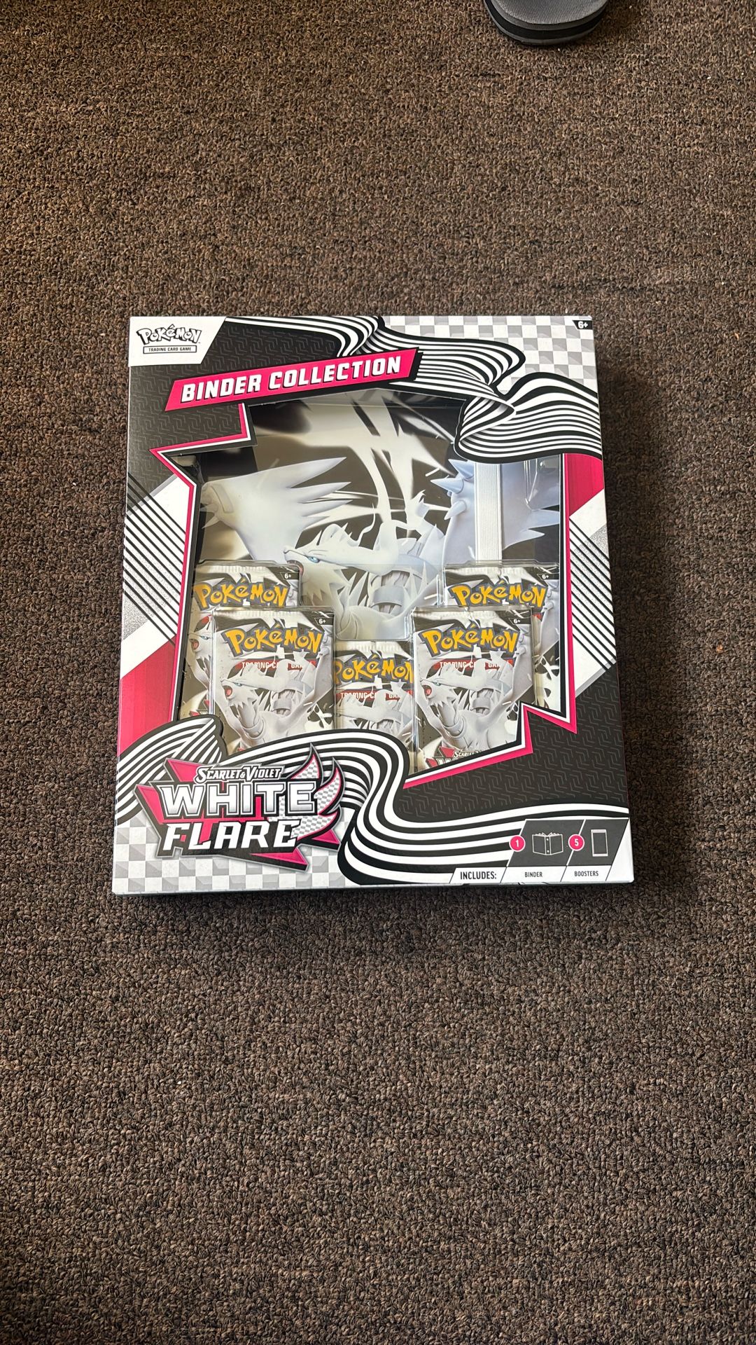 Pokemon White Flare Binder Collection Sealed