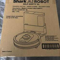 Shark AI Robot Self Vacuum