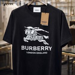 Black Burberry Tshirt all sizes 3for$100