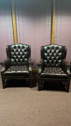 Leather chairs