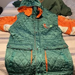 Vintage Miami Hurricanes Jacket Large 