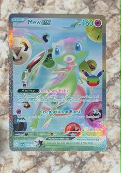 Pokemon Mew ex card