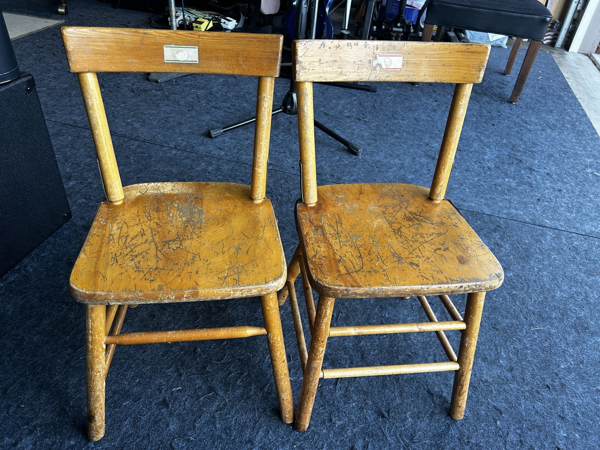 Vintage Wooden Chairs