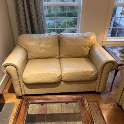 Leather Couch - Loveseat 