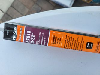 Vulcan E7018 3/32" Welding Electrodes 2 lb