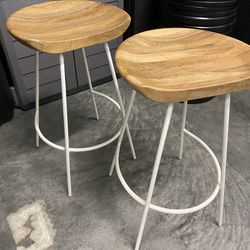 West Elm ALDEN Counter Stools (2)