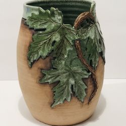 Vintage Old Patagonia Pottery Vase from 1992 Handmade 7”