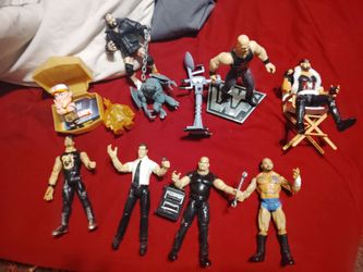 WWE Wrestling Action Figure Lot vintage