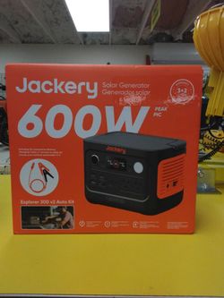 Jackery Explorer 300 V2 Solar Generator Auto Kit