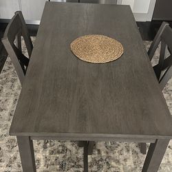 3 Shelve Kitchen Island W/chairs