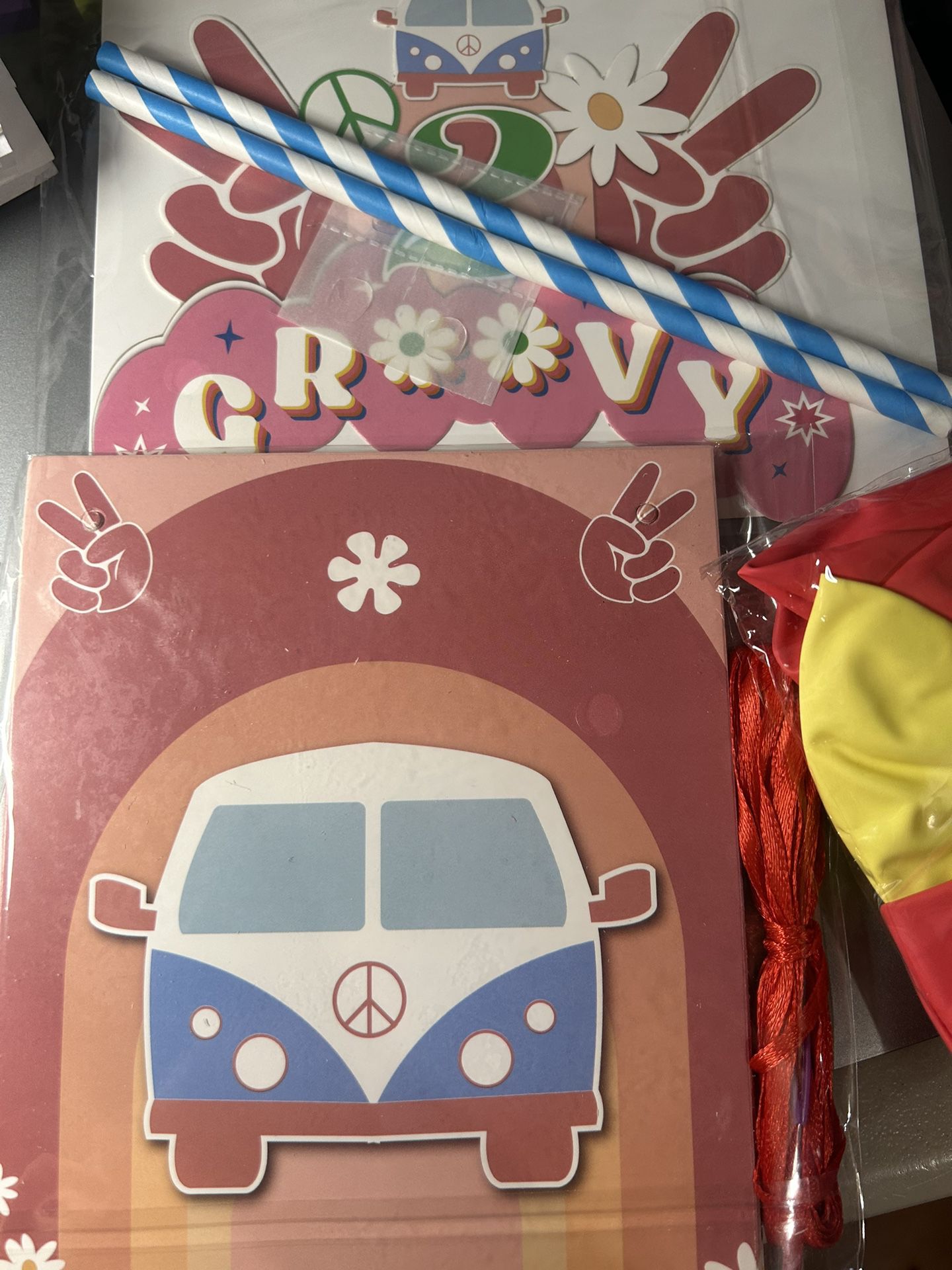 2 Groovy Party Supplies