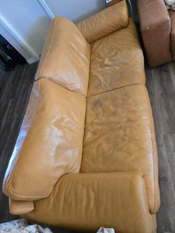Leather couch