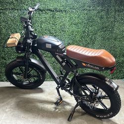 MOVCAN V30 Series Electric Bike for Adults,3000W/1500W/1000W Motor, 20" Fat Tire Ebike, 37.5MPH/32MPH/28MPH, 120/70Miles, 48V 40Ah/31.2/15.6Ah Dual Ba