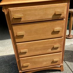 Old Solid Wood Dresser
