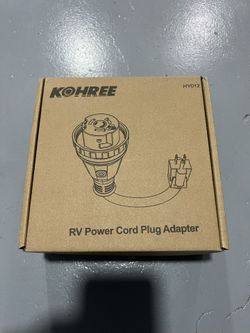 Kohree 50 Amp to 15 Amp 110V RV Adapter Plug, 15 Amp Male to 50 Amp Female RV Power Adapter Cord 12", RV Dogbone Electrical Adapter with Twist Lock Pl
