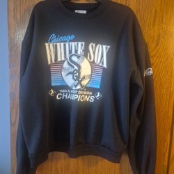 Chicago White Sox Sweatshirt Mens XL 1993 AL West Division Champions Black MLB
