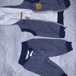 Carter’s 6 Month Baby Boy Hoodie Set