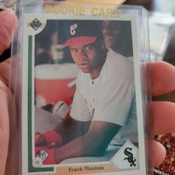 Frank Thomas 3 1991 Upper Deck Rookie Baseball Cards 
